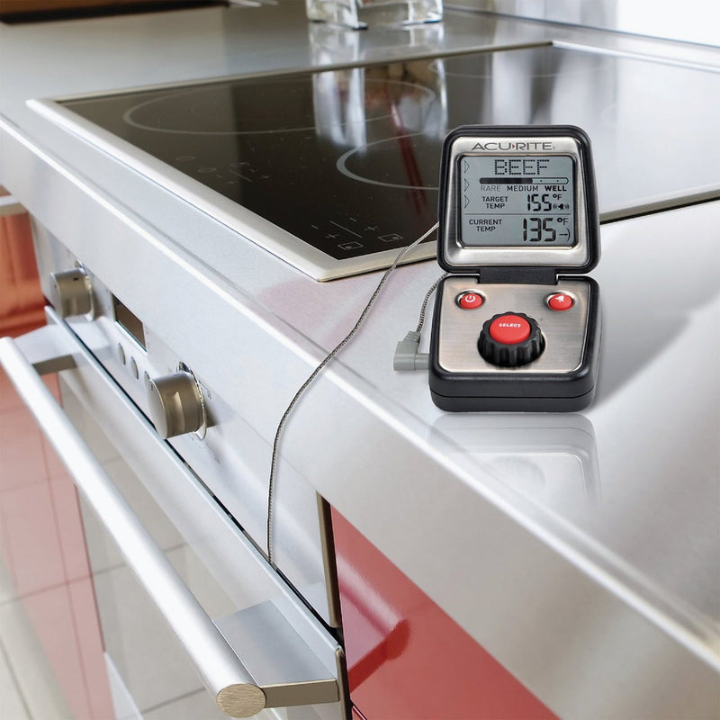 Acu-Rite Audible Digital Probe Cooking Kitchen Thermometer