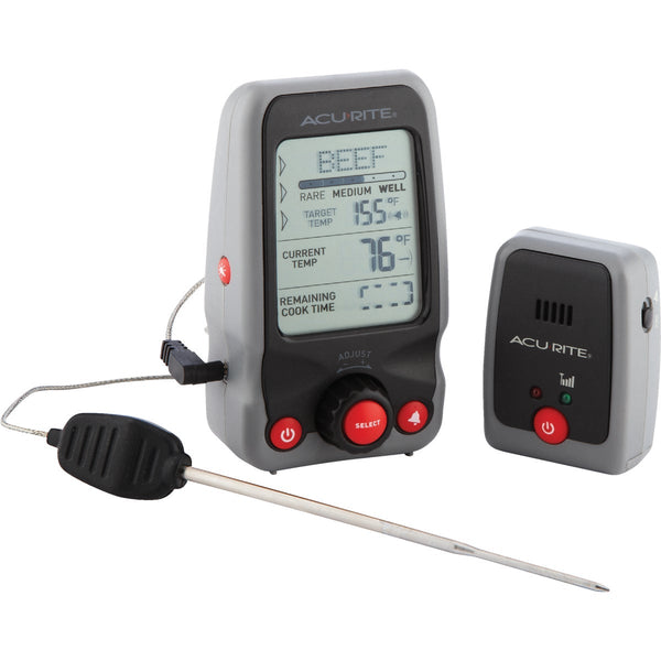 Acu-Rite Digital Probe Cooking Kitchen Thermometer with Pager