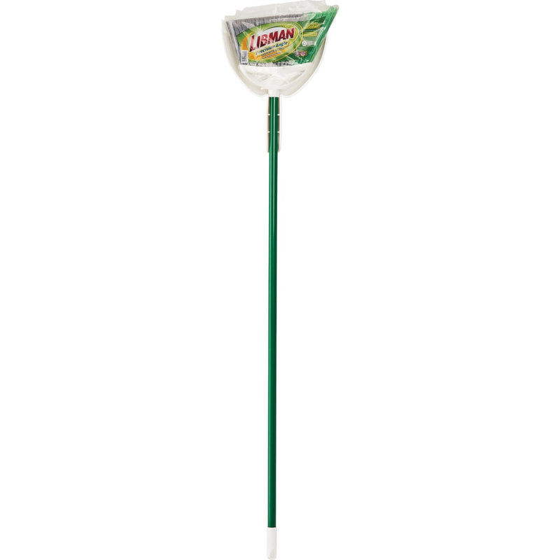 Libman 11 In. W. x 53.5 In. L. Steel Handle Precision Angle Broom with Dustpan