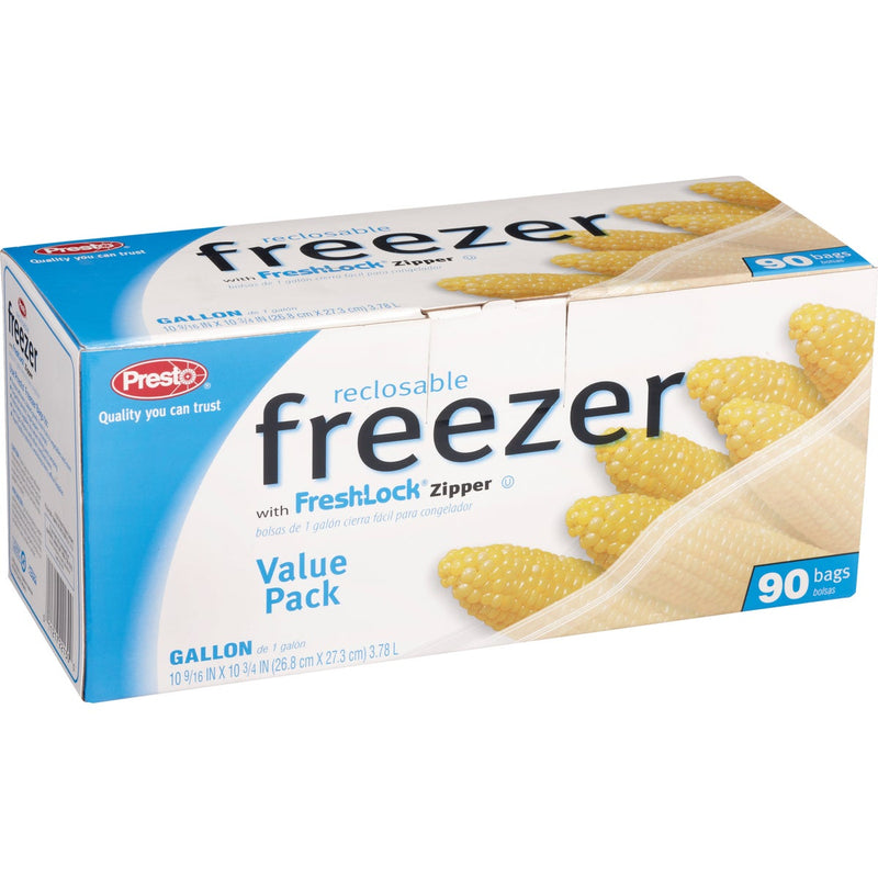 Presto 1 Gal. Reclosable Freezer Bag (90 Count)