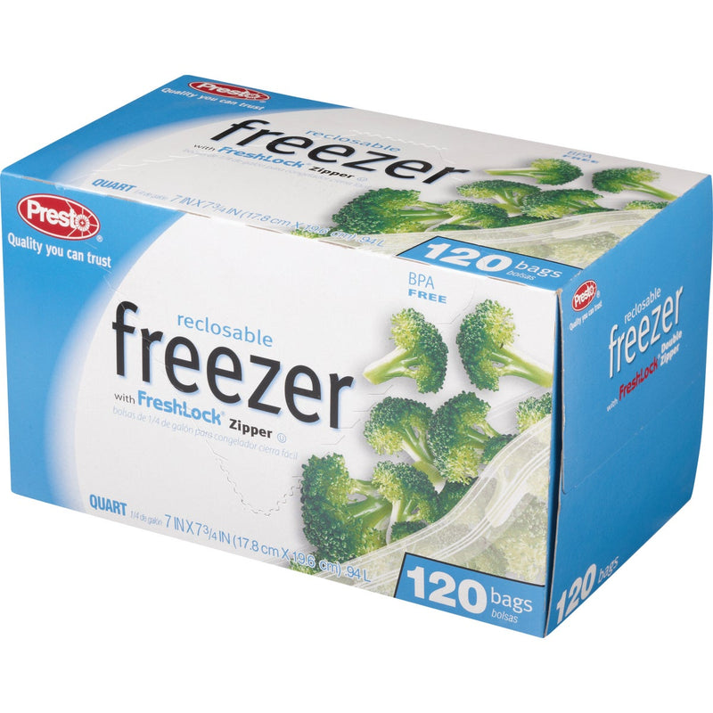 Presto 1 Qt. Reclosable Freezer Bag (120 Count)