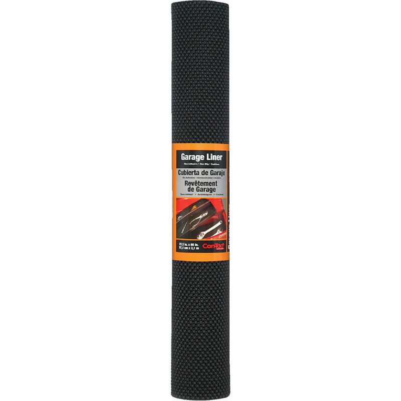 Con-Tact 22-1/2 In. x 86 In. Black Indoor Garage Floor Liner Floor Mat