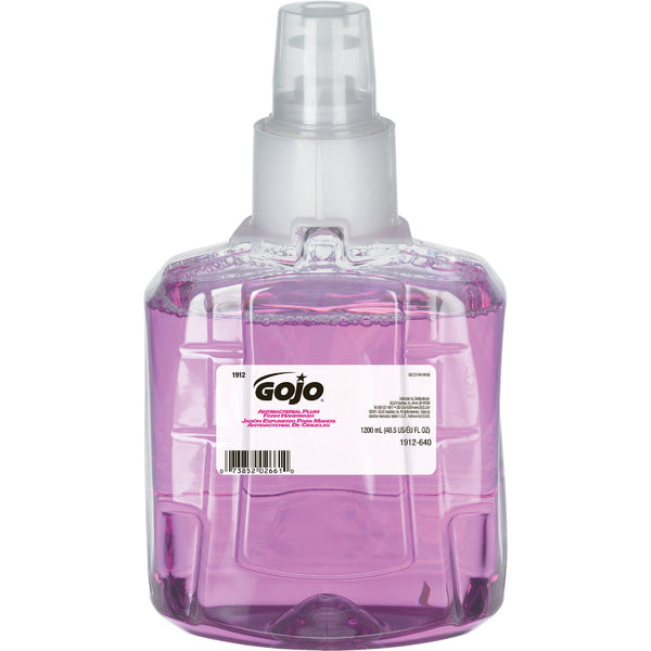 GOJO LTX-12 Antibacterial Plum 1200mL Foam Handwash Refill (2-Pack)