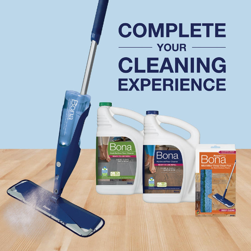 Bona PowerPlus 4 In. W. x 15 In. L. Microfiber Pad Mop Refill