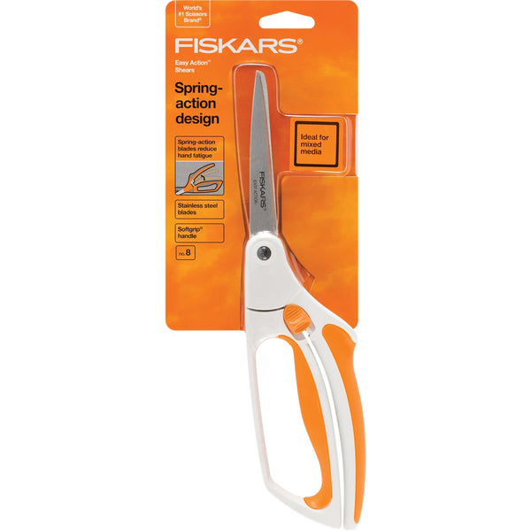 Fiskars 8 In. Multipurpose Stainless Steel Scissors