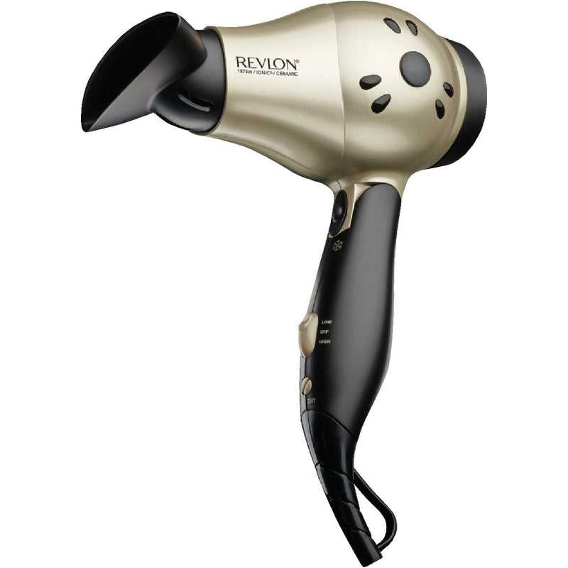 Revlon Perfect Heat 1875W Gold/Black 2 Heat Folding Hair Dryer