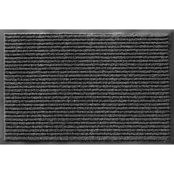 Apache Enviroback Pepper 24 In. x 36 In. Carpet/Recycled Rubber Door Mat