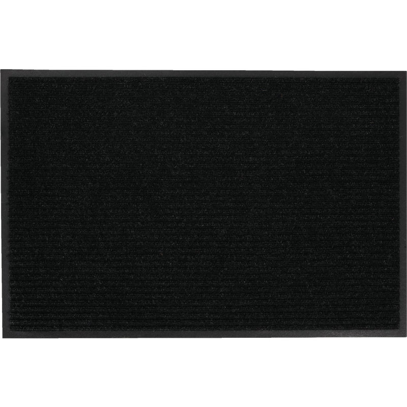 Apache Enviroback Pepper 24 In. x 36 In. Carpet/Recycled Rubber Door Mat