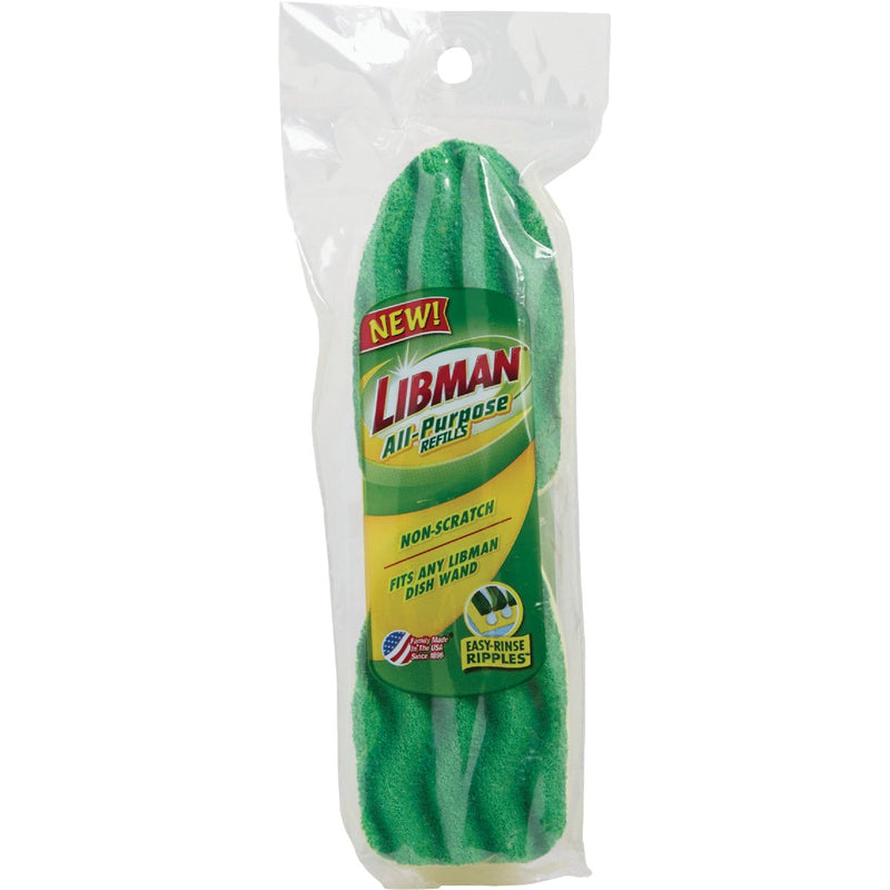 Libman Polyester Soap Dispensing Brush Refill (2-Pack)