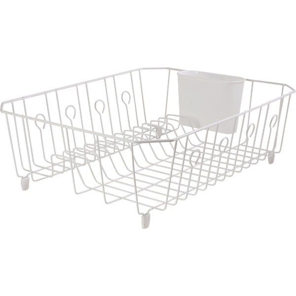 Rubbermaid 13.81 In. x 17.62 In. White Wire Sink Dish Drainer