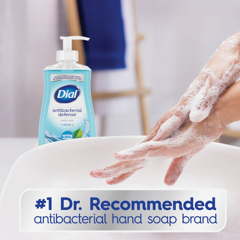 Dial Antibacterial Defense 11 Oz. Spring Water Liquid Hand Soap