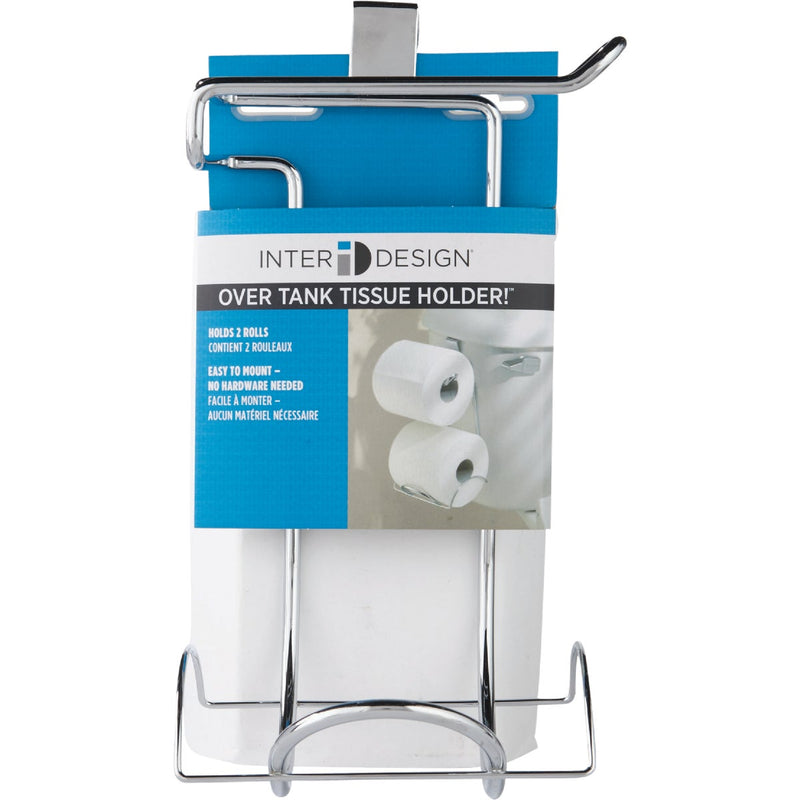 iDesign Classico Chrome Over-the-Tank Toilet Paper Holder