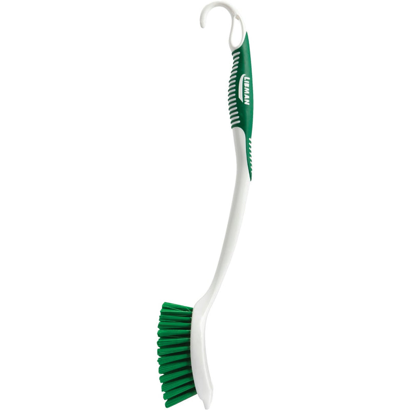 Libman 17.63 In. 95% Recycled PET Water Bottles Sanoprene Handle Scrub Brush