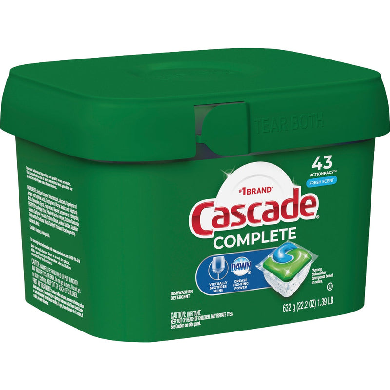 Cascade Complete Fresh Dishwasher Detergent Tabs (43 Count)