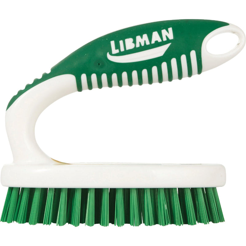 Libman 4.25 In. Polymer Bristle Rubber Grip Scrub Brush