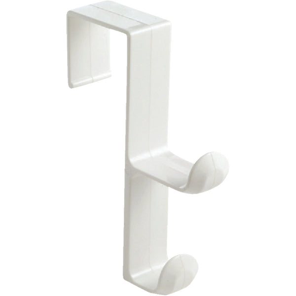 iDesign Plastic White 1 In. Over-the-Door Hook