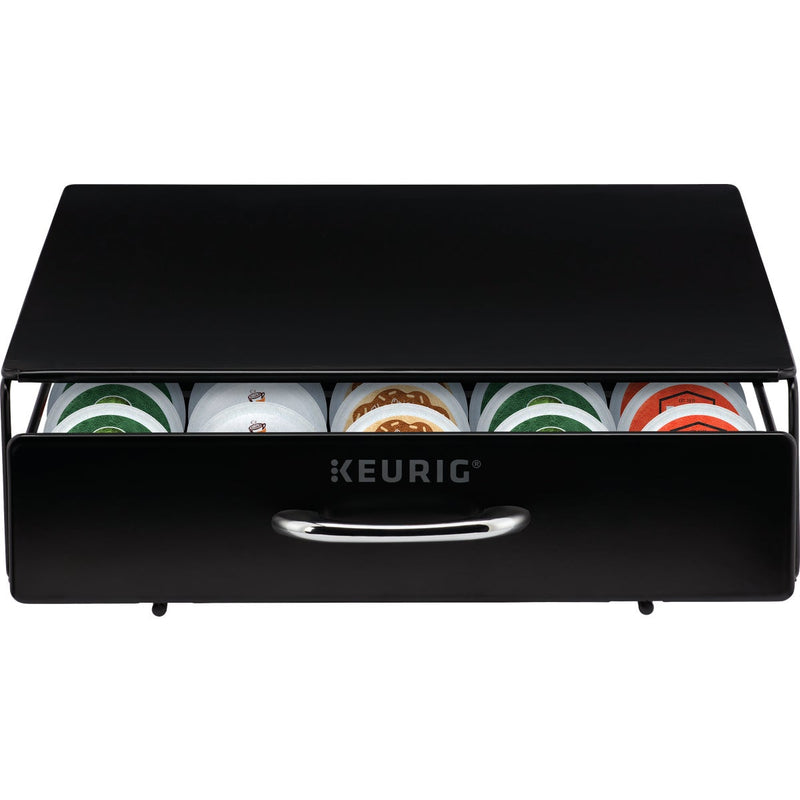 Keurig 11.25 In. x 4.25 In. x 14.8 In. Black Metal Under Brewer Storage Drawer