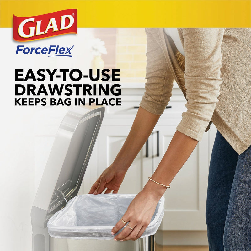 Glad ForceFlex 13 Gal. Tall Kitchen Trash Bags (40-Count)