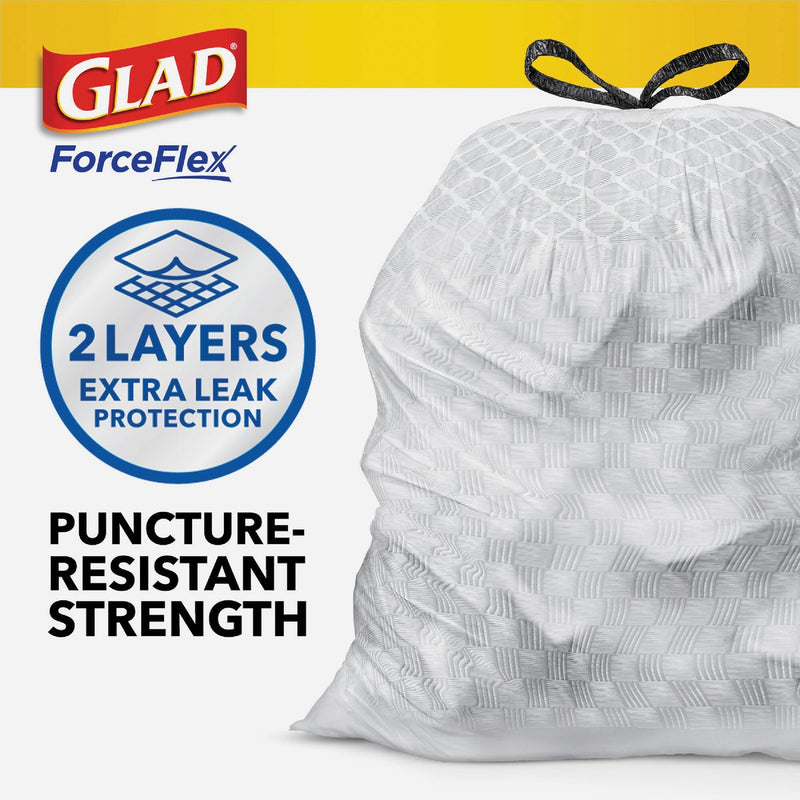 Glad ForceFlex 13 Gal. Tall Kitchen Trash Bags (40-Count)