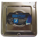 Range Kleen Gas 3-5/8" Style J Square Chrome Drip Pan