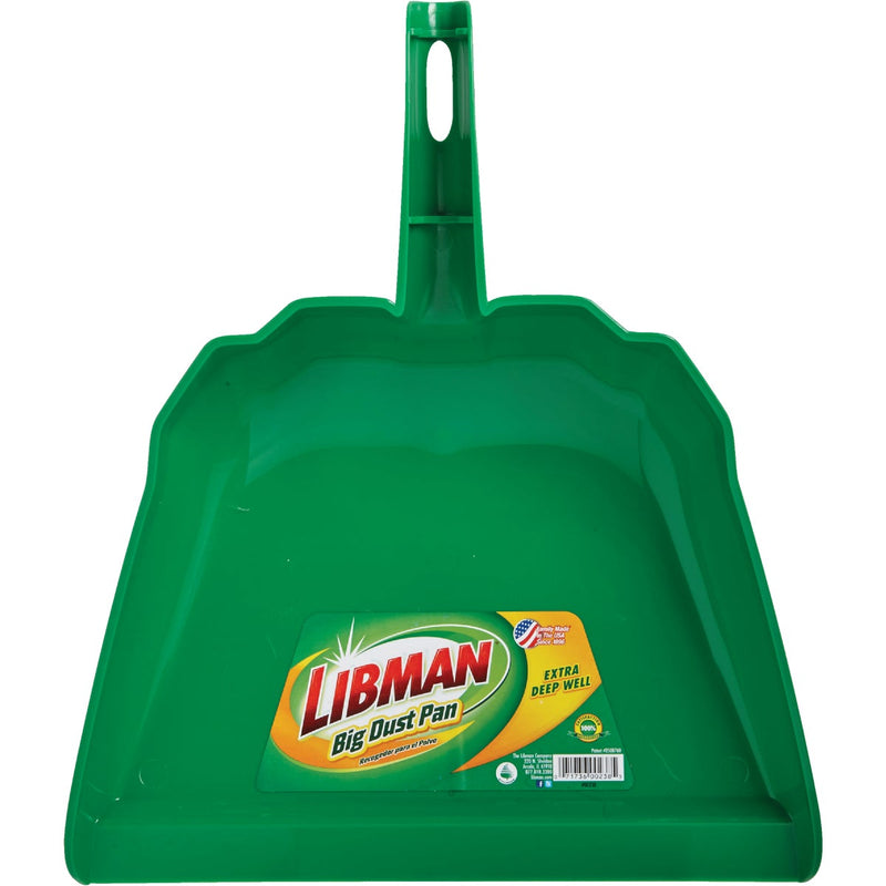 Libman 12 In. Green Poly Big Dust Pan