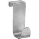 iDesign Forma Stainless Steel 1 In. W. x 3 In. H. x 2.25 In. D. Cabinet Hook