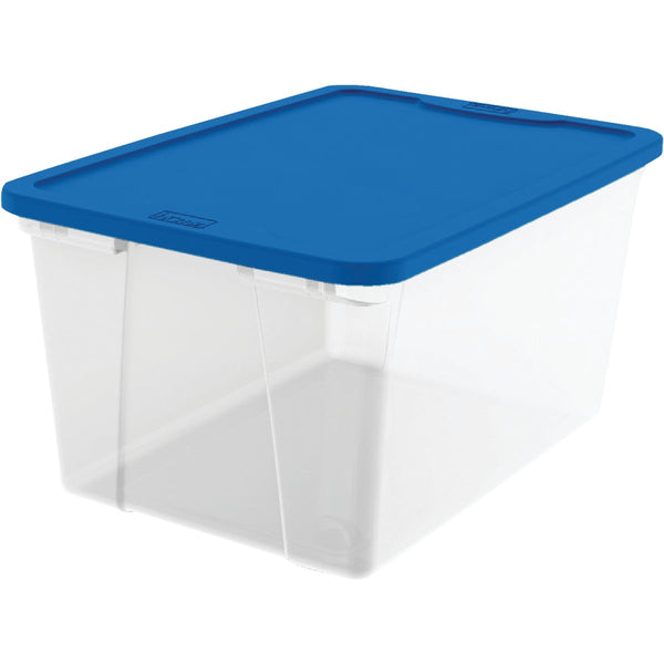 Homz 56 Qt. Clear Storage Tote