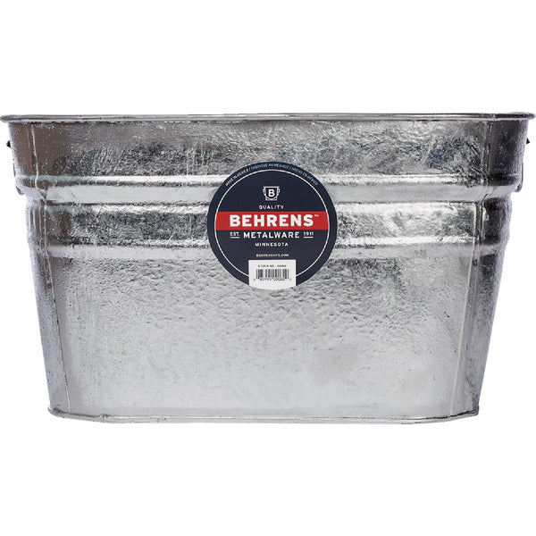 Behrens 15.5 Gal. Square Hot Dipped Steel Utility Tub