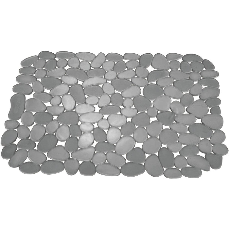 iDesign Pebblz 10.5 In. x 12.25 In. Graphite Sink Mat