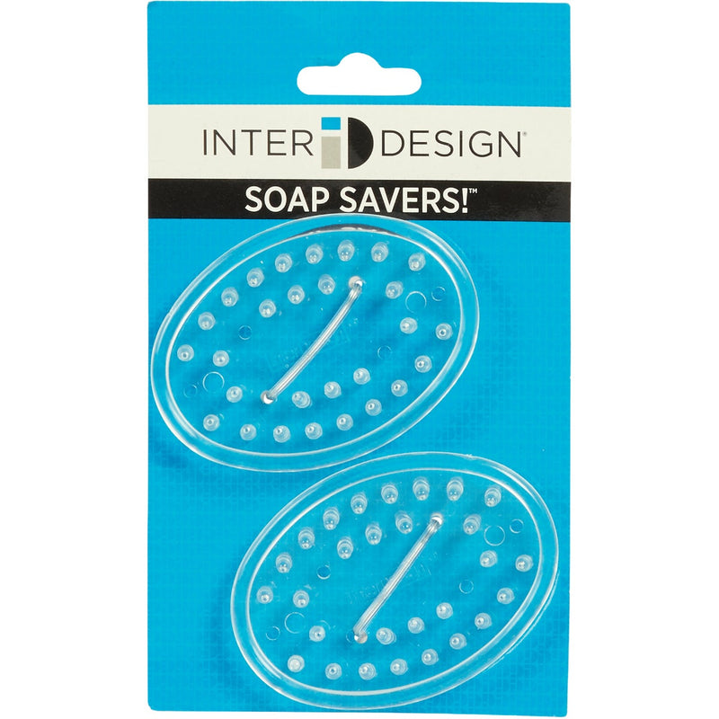 iDesign Clear Soap Dish (2-Count)