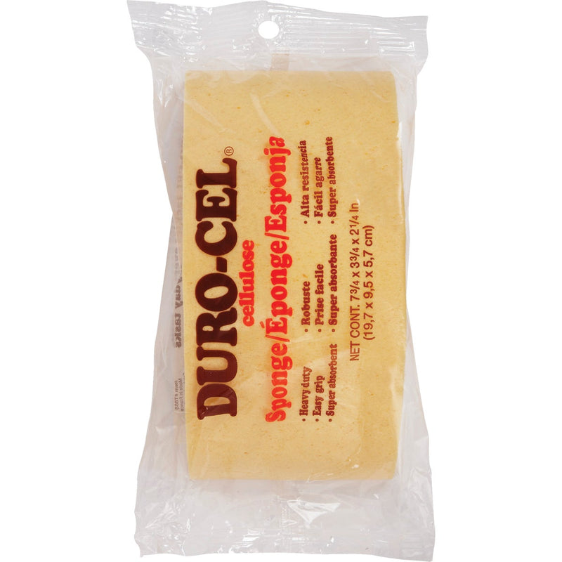 Duro-Cel 7.75 In. x 3.75 In. Yellow Turtle Back Cellulose Sponge