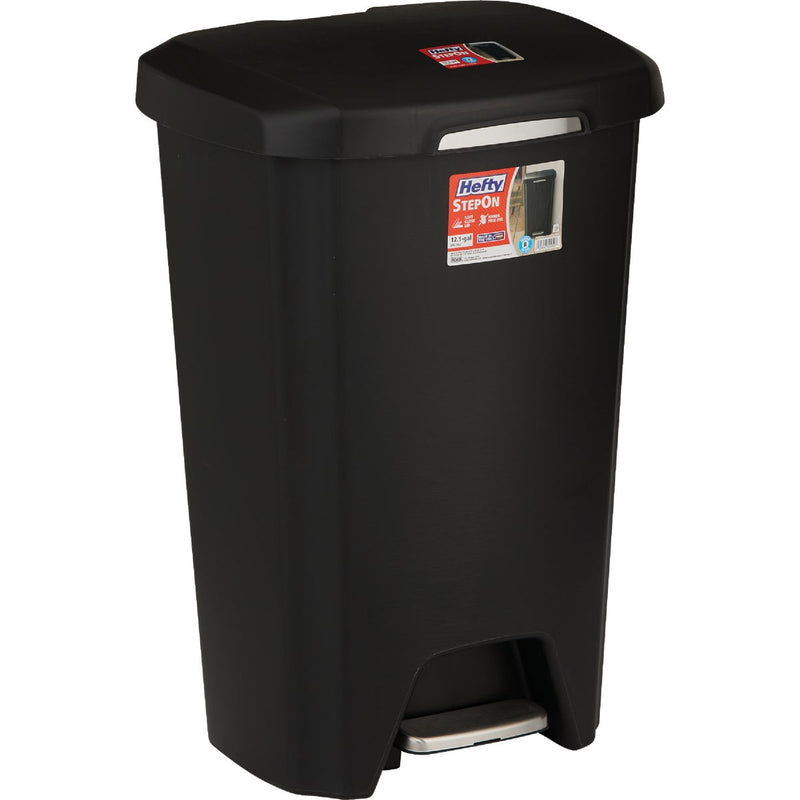 Hefty 12.1 Gal. StepOn Trash Can