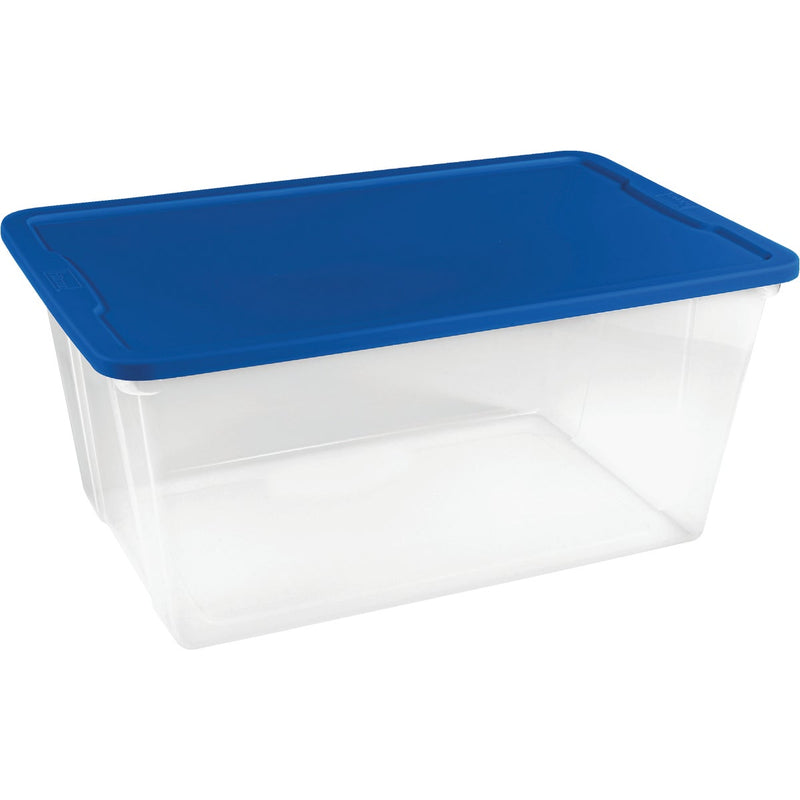 Homz 90 Qt. Clear Storage Tote