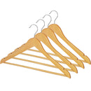 Whitmor Wooden Suit Hanger (4-Pack)
