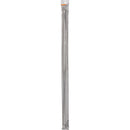 Kenney Ashby 48 In. To 84 In. 7/16 In. Satin Silver Standard Cafe Rod
