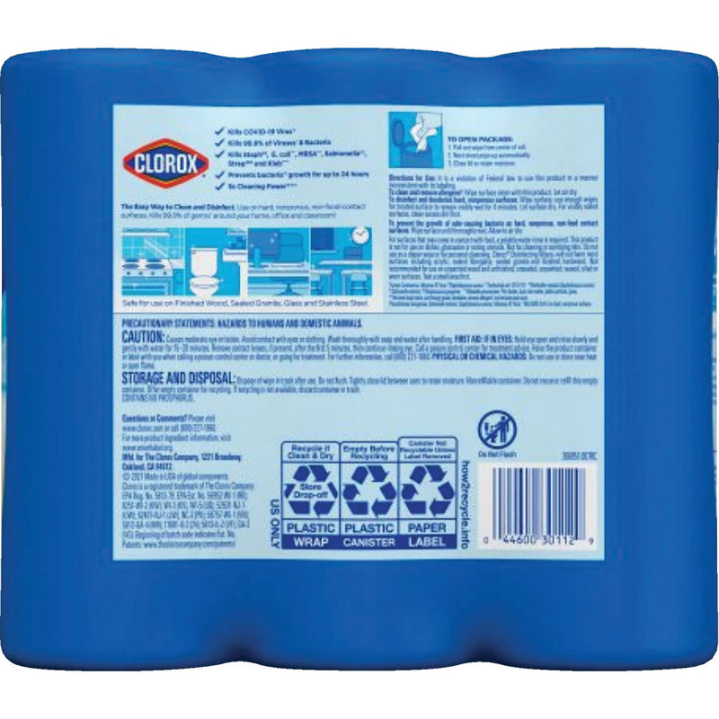 Clorox Disinfecting Cleaning Wipes Tub (3-Pack, 35 Each)