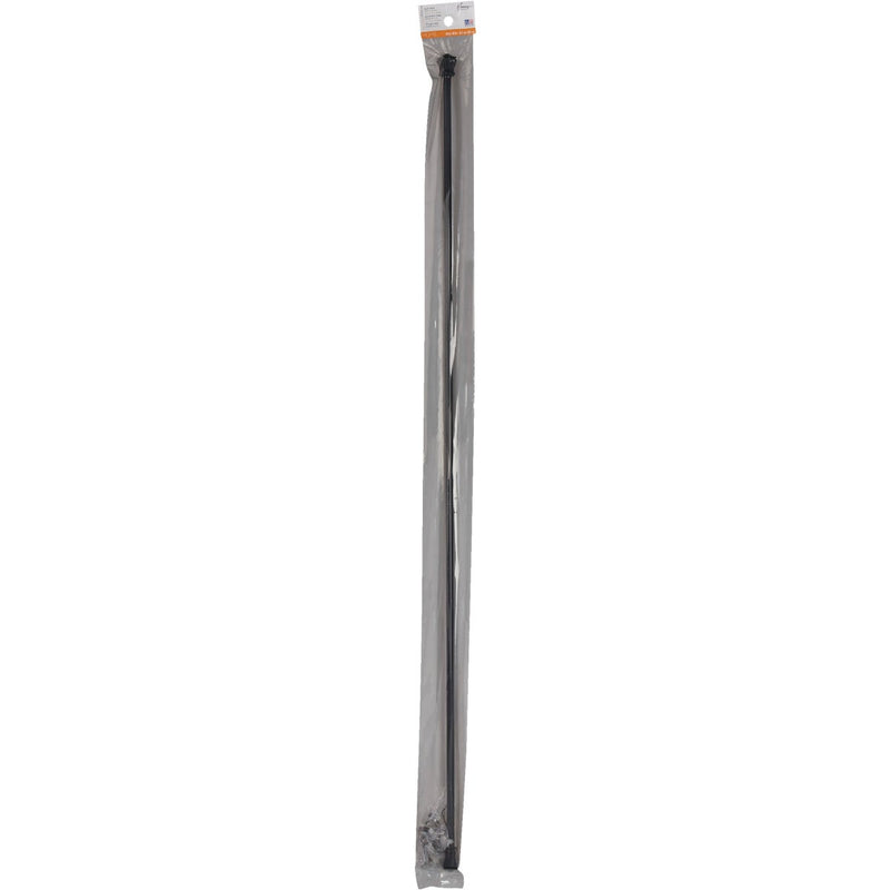 Kenney Amelia 48 In. To 84 In. 7/16 In. Black Standard Cafe Rod