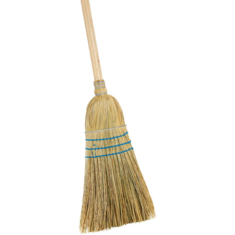 Reynera 13 In. W. x 56.4 In. L. Natural Hardwood Handle Good Quality Corn Broom