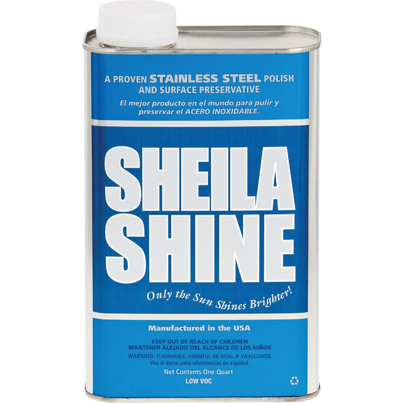 Sheila Shine 1 Qt. Low VOC Stainless Steel Cleaner, Polish & Surface Preservative