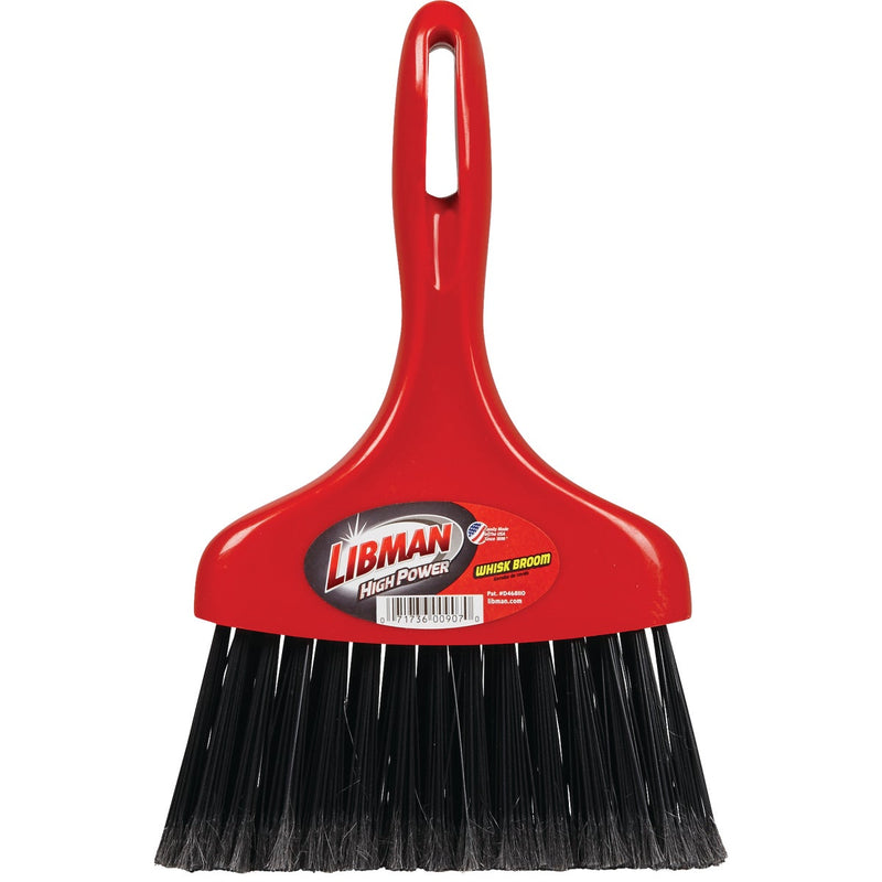 Libman 8 In. Poly Whisk Broom, Black Bristles