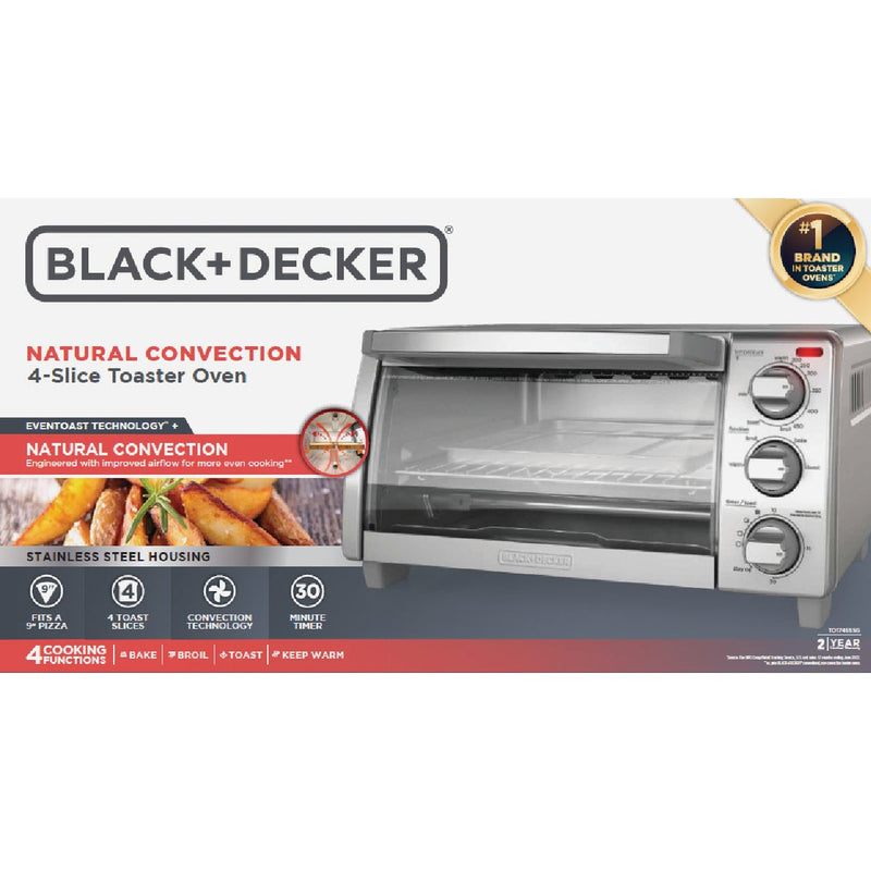 Black & Decker 4-Slice Natural Convection Toaster Oven