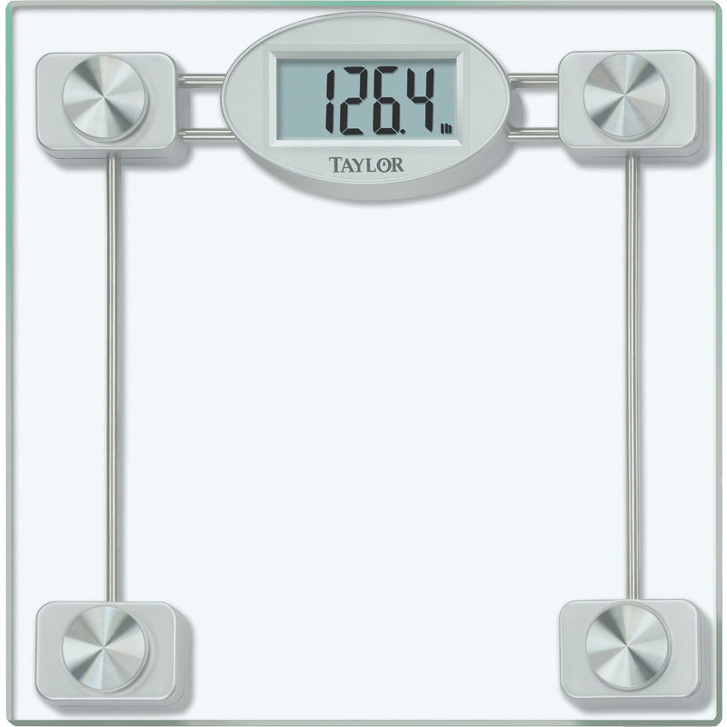 Taylor Digital 400 Lb. Glass Bath Scale, Clear