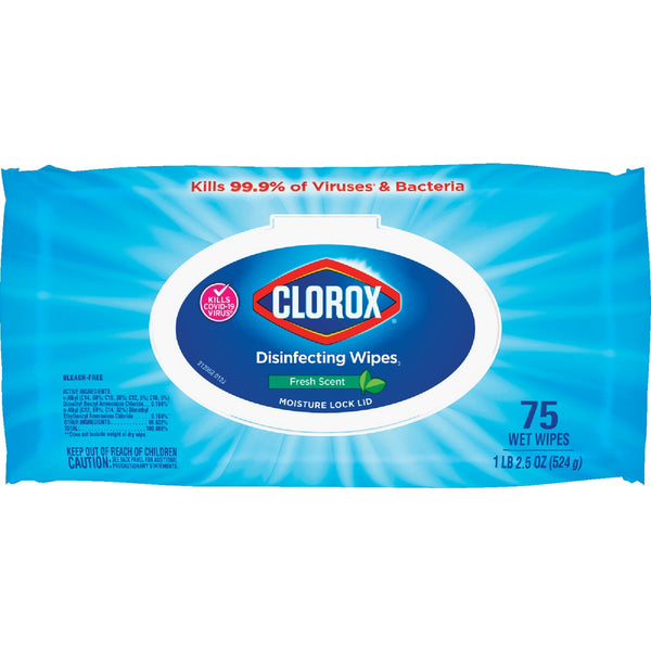 Clorox Fresh Scent Disinfecting Cleaning Wipes Flexpack (75-Count)