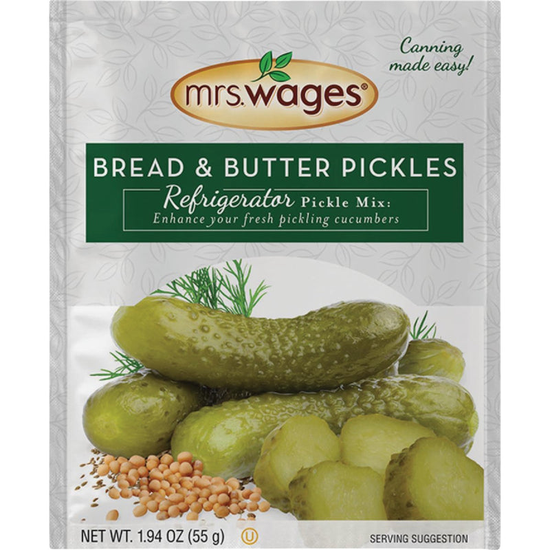 Mrs. Wages 1.94 Oz. Bread & Butter Refrigerator Pickling Mix