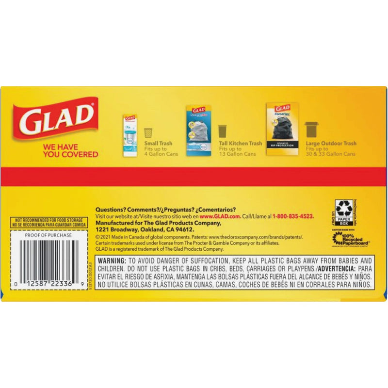 Glad Recycling 13 Gal. Tall Kitchen Blue Trash Bag (45-Count)