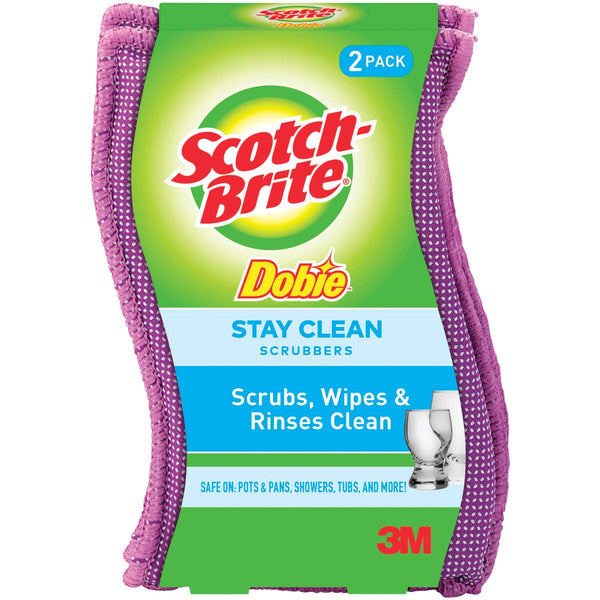 Scotch-Brite Dobie  Clean Rinse Scrubber (2-Pack)