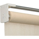 Home Impressions 30 In. x 72 In. Ivory Fabric Indoor/Outdoor Cordless Roller Shade