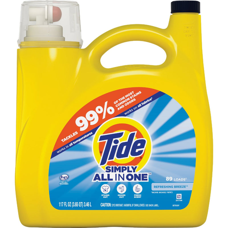 Tide Simply Clean & Fresh 117 Oz. 89 Load High Efficiency Liquid Laundry Detergent