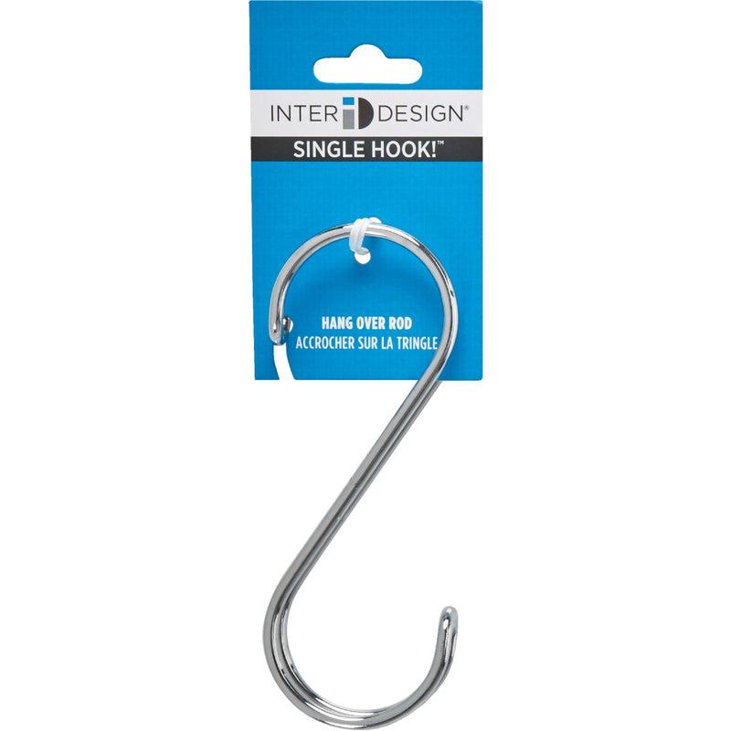 iDesign Classico Chrome Closet Rod S-Hook