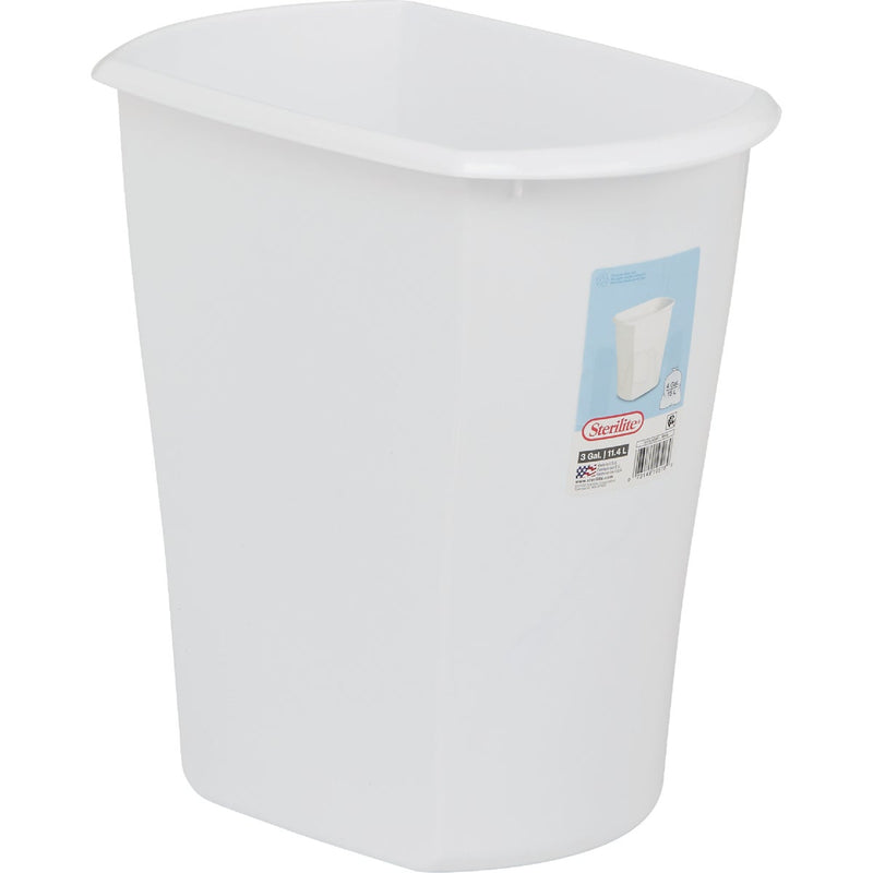 Sterilite 3 Gal. Rectangular Wastebasket